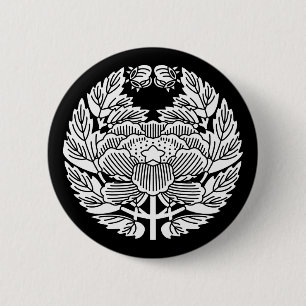 Konoe Peony (h) Pinback Button
