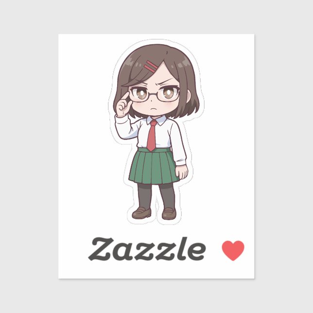 Konoha Koga Chibi Assassin Girl Sticker (Sheet)