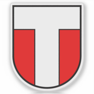 Konolfingen district coat of arms, Switzerland Sticker