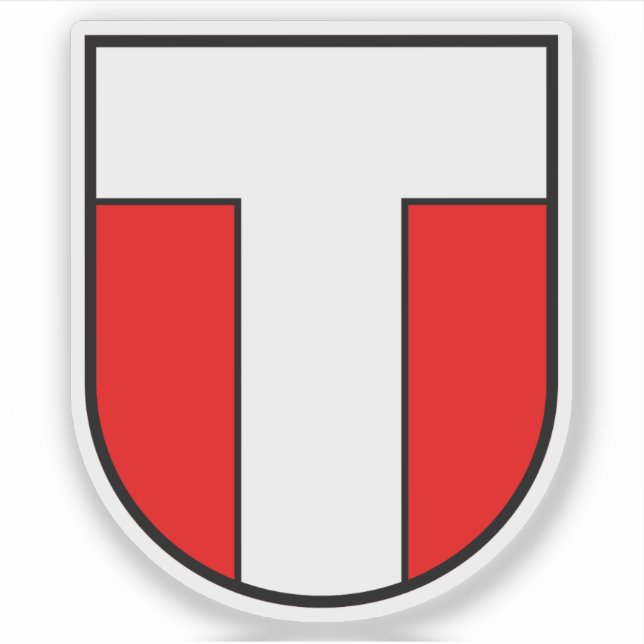 Konolfingen district coat of arms, Switzerland Sticker (Front)