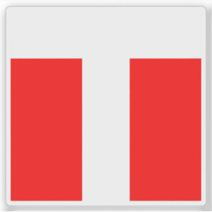 Konolfingen district flag, Switzerland Sticker