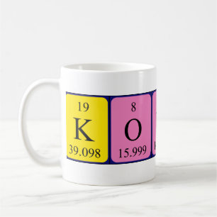 Konrad periodic table name mug