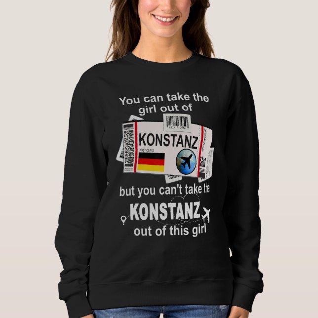 Konstanz Boarding Pass Konstanz Girl Konstanz Sweatshirt (Front)