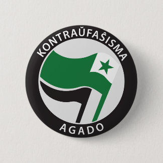 Kontrahunfaŝ isma agado Esperanto Button