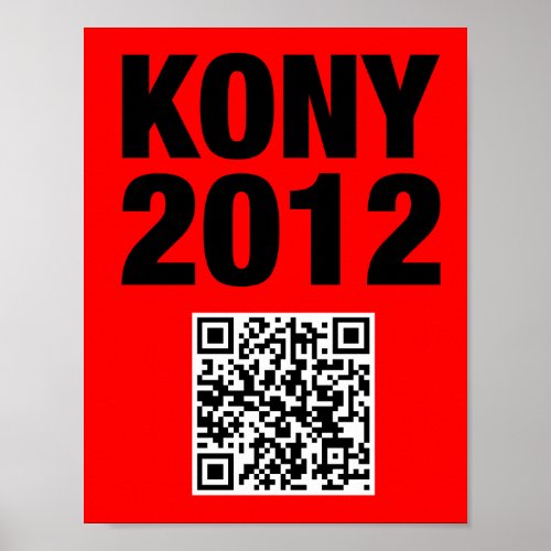 Kony 2012 8x11 Poster