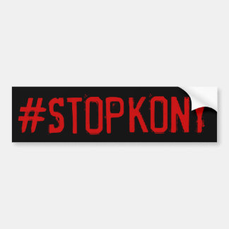 Kony 2012 bumper sticker