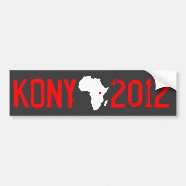Kony 2012 bumper sticker (Front)