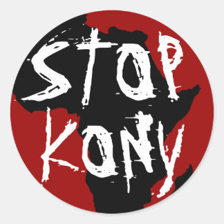 Kony 2012 classic round sticker