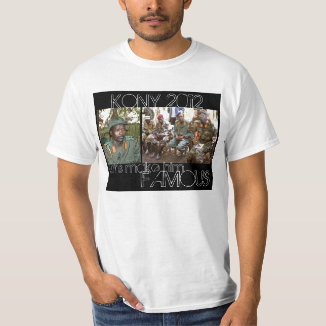 KONY 2012 - Famous Blk T-Shirt (Front)