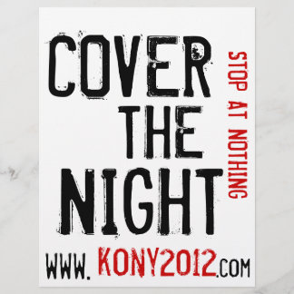 Kony 2012 Flyers Cover the Night