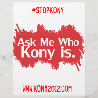 Kony 2012 Full color Flyers