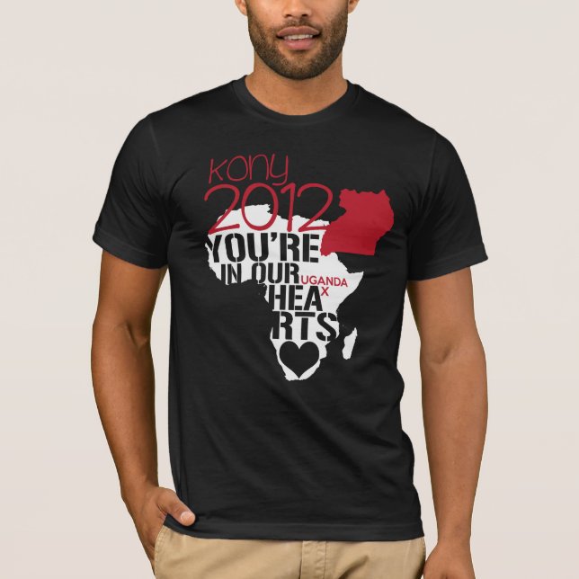 Kony 2012 Hearts T-Shirt (Front)
