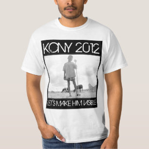 KONY 2012 - Let's Make Him Visible T-Shirt