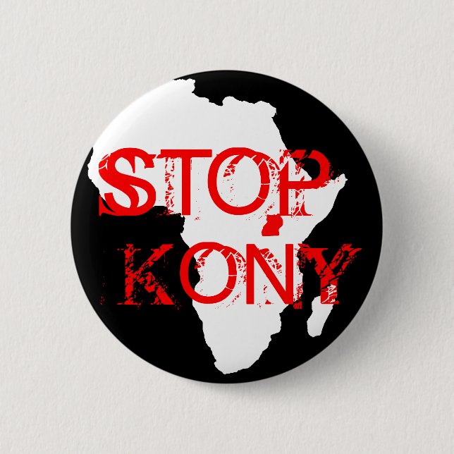 Kony 2012 pinback button (Front)
