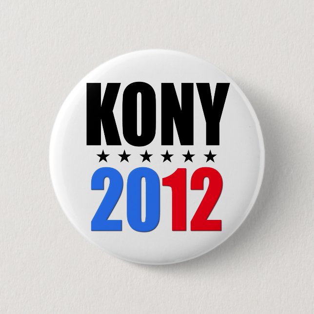 Kony 2012 pinback button (Front)