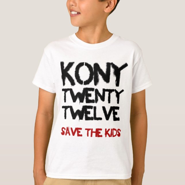 Kony 2012 - "Save the Kids"   Shirt (Front)
