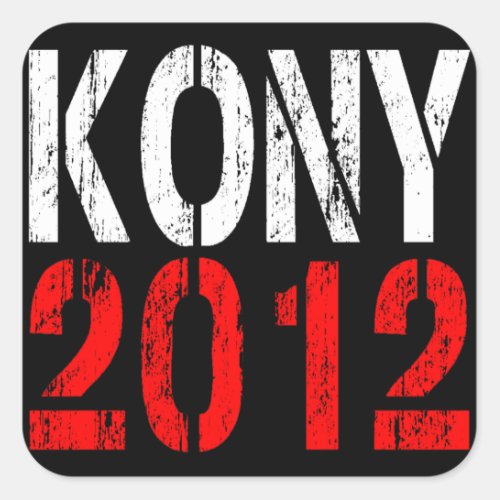 KONY 2012 STICKER