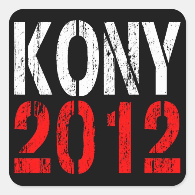 KONY 2012 STICKER (Front)