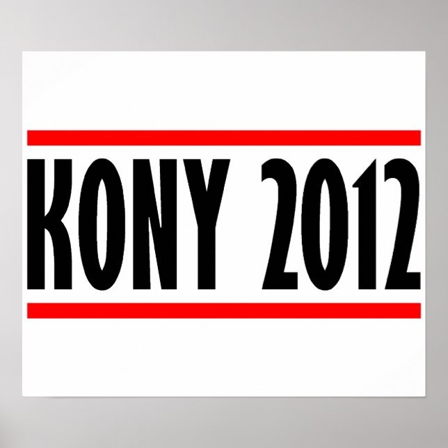 Kony 2012 Stop Joseph Kony Banner Poster (Front)