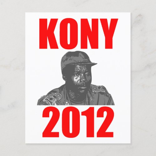Kony 2012 Stop Joseph Kony Flyer