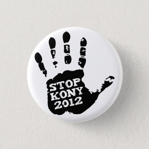 Kony 2012 Stop Joseph Kony Hand Button
