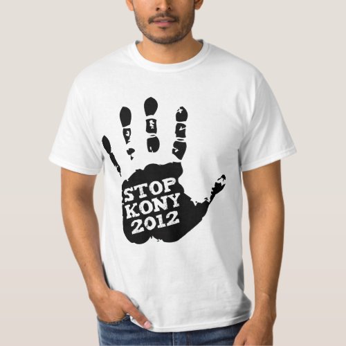 Kony 2012 Stop Joseph Kony Hand T_Shirt