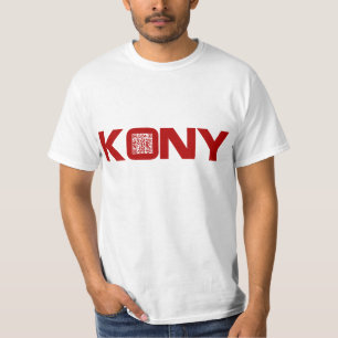 Kony 2012 Video Red QR Code Joseph Kony T-Shirt