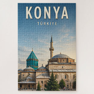Konya Turkey Mevlana Seljuk Heritage Travel Souven Jigsaw Puzzle