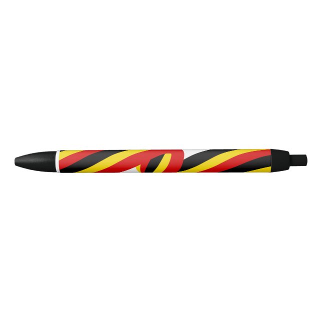 Konymoi "Ugandan colors: Black-Yellow-Red" Pen (Front)
