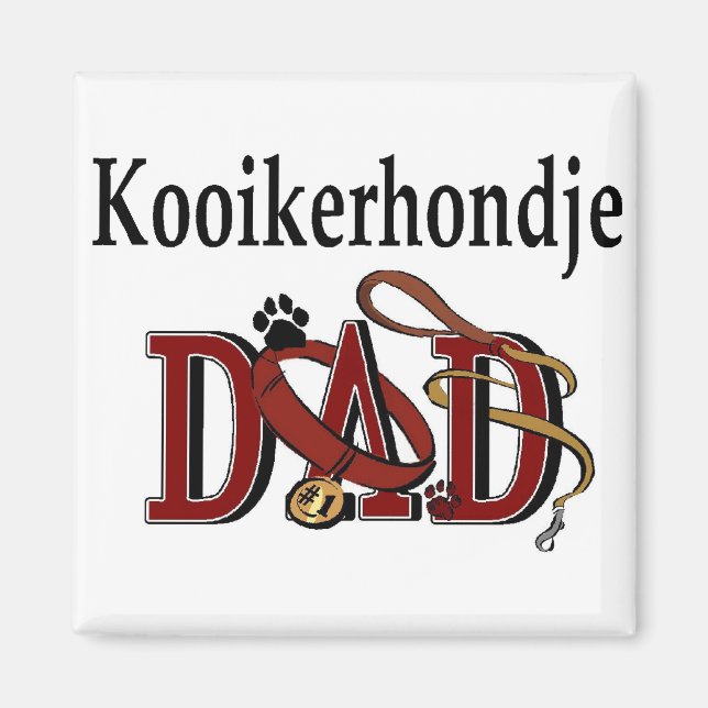 Kooikerhondje Dad Gifts Magnet (Front)