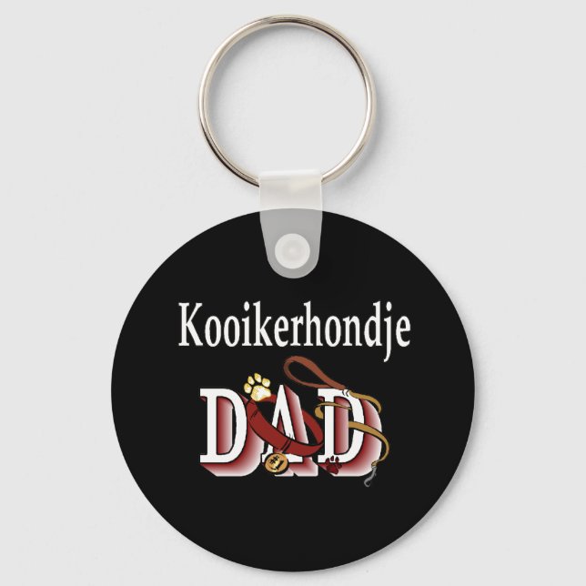 Kooikerhondje dad Keychain (Front)