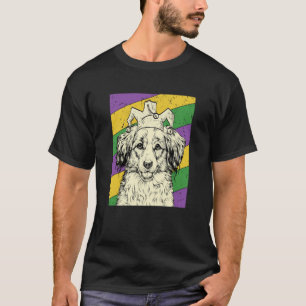 Kooikerhondje Jester Mardi Gras Dog Mom or Dad T-Shirt