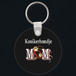 kooikerhondje mom Keychain<br><div class="desc">Our always popular Dog Mom designs are available for 225 dog breeds. If you have a furbaby, then this design is the perfect way to express it! Apparel items include t-shirts and sweatshirts, in more styles and colors than one dog can fetch! Other merchandise includes, caps, buttons, totes, mugs, and...</div>