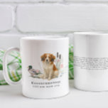 Kooikerhondje Watercolor Dog Coffee Mug<br><div class="desc">Start your morning with a touch of charm and heritage with this Kooikerhondje Watercolor Dog Coffee Mug. Featuring a beautifully hand-painted illustration of the rare Dutch spaniel, this design includes delicate cattails and a mallard duck—paying homage to the breed’s roots as a graceful duck decoy dog. The breed name is...</div>