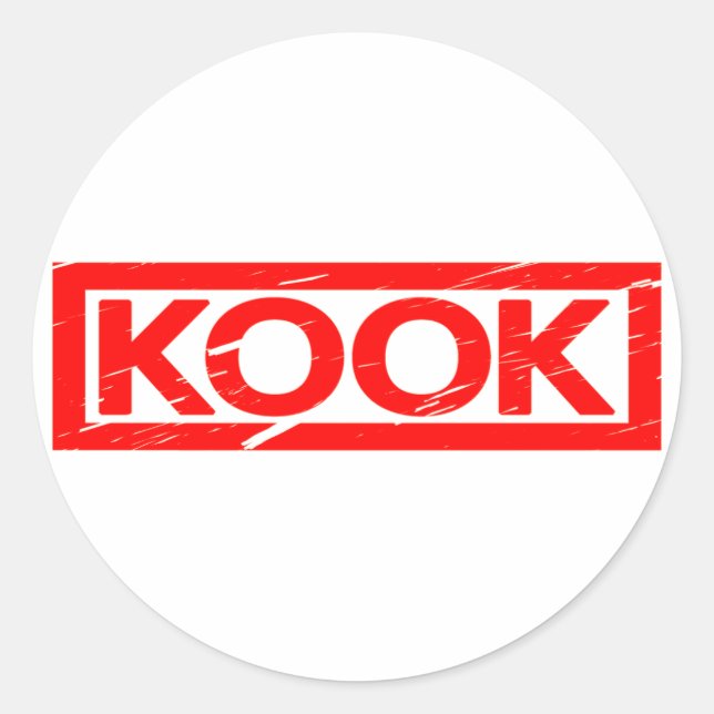 Kook Stamp Classic Round Sticker (Front)