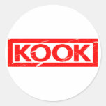Kook Stamp Classic Round Sticker
