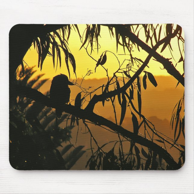 Kookaburra Australian Sunset Mousepad (Front)