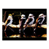 Kookaburra Bird Choir Card (Front Horizontal)