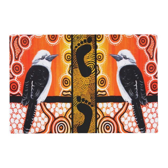 Kookaburra Dreaming Double Sided Placemats (Front)