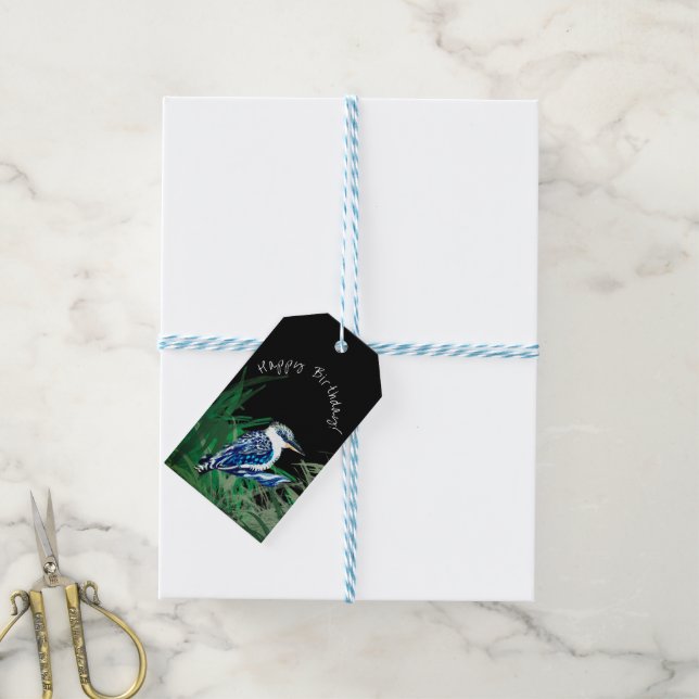 Kookaburra happy birthday gift tags (With Twine)