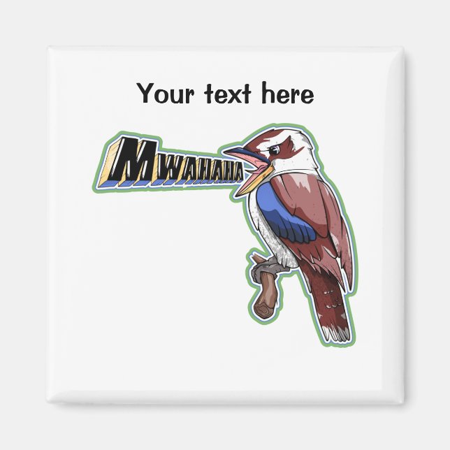 Kookaburra Mwahaha Magnet (Front)
