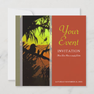 Kookaburra Silhouette All Occasion Invitation