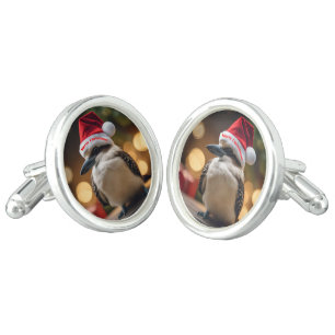 "Kookaburras' Christmas Cheer" Cufflinks