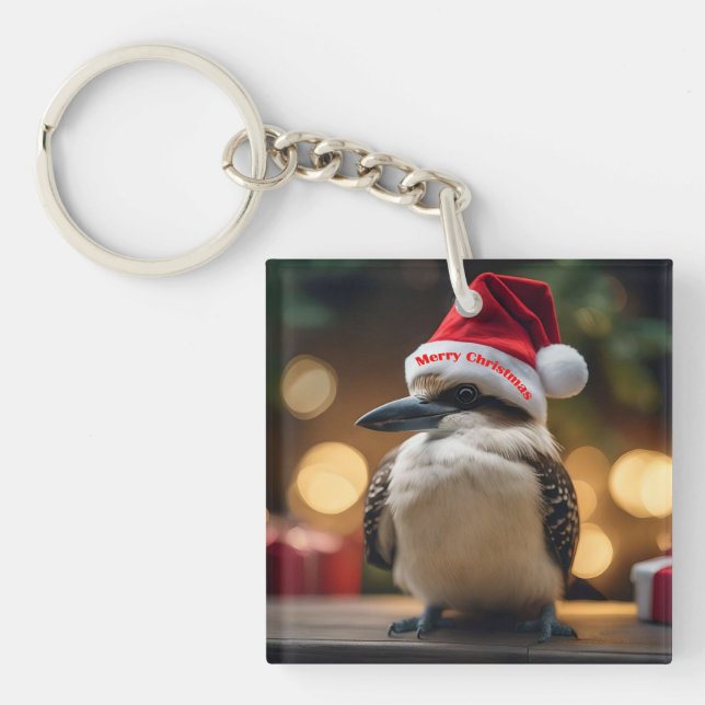 "Kookaburras' Christmas Cheer" Keychain (Front)