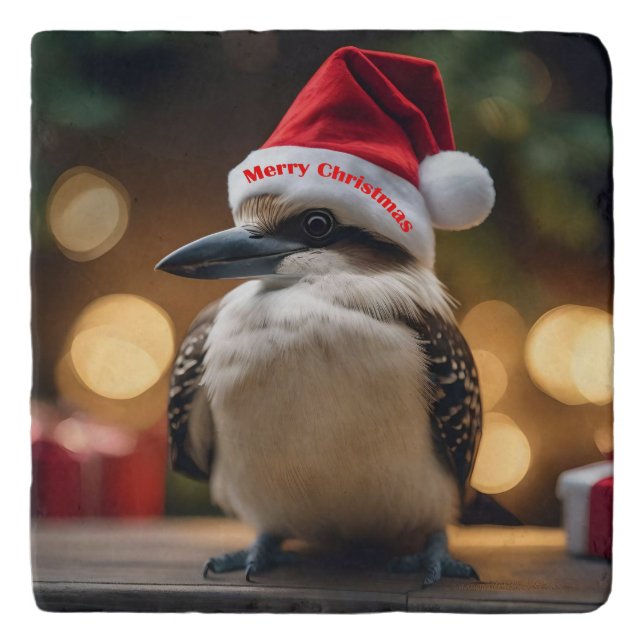 "Kookaburras' Christmas Cheer" Trivet (Front)