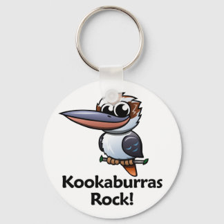 Kookaburras Rock! Keychain