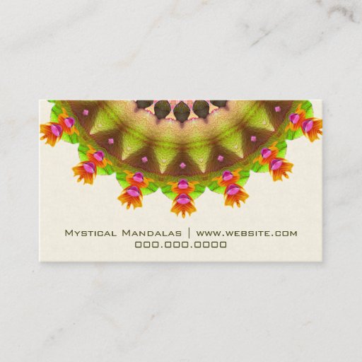 Customizable Kooky Kaleido Standard Card Business Card