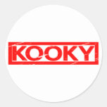 Kooky Stamp Classic Round Sticker