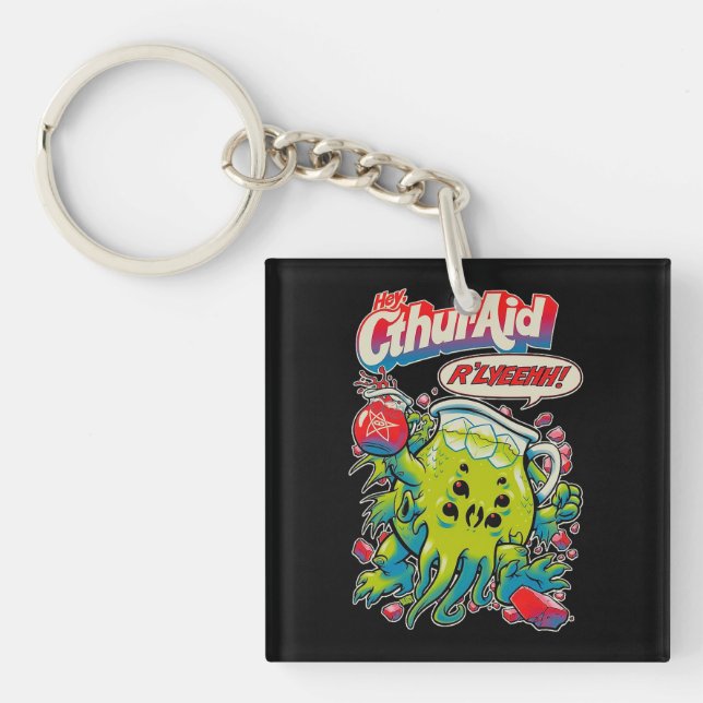 Kool Aid, Kool-aid Cult Inspired Fan Keychain (Front)