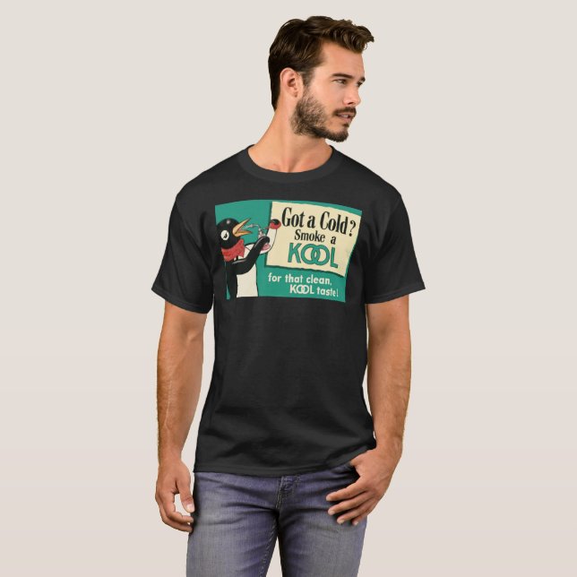 cigarette brand shirts KOOL Cigarettes T-Shirt, Men's, Size: Adult S, Black